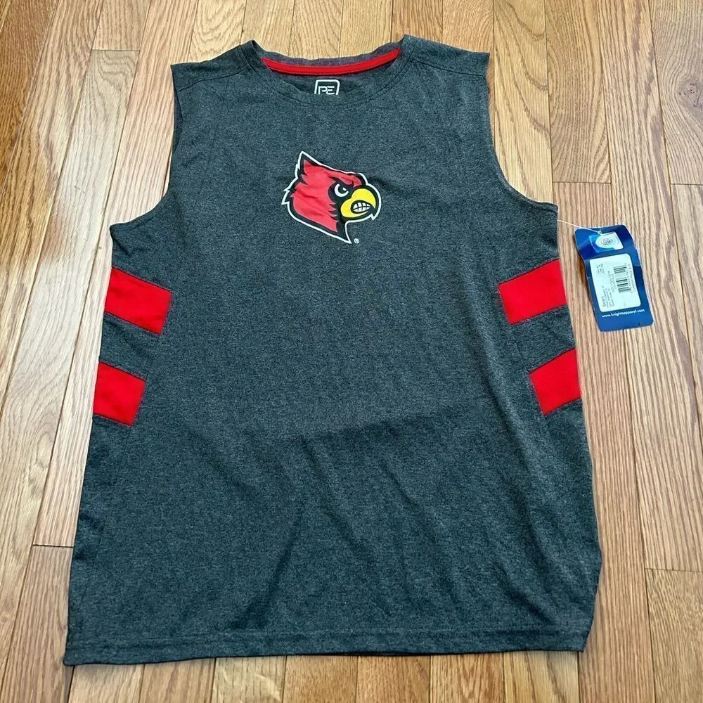 Boys Pro Edge Louisville Cardinals Tank Top NWT